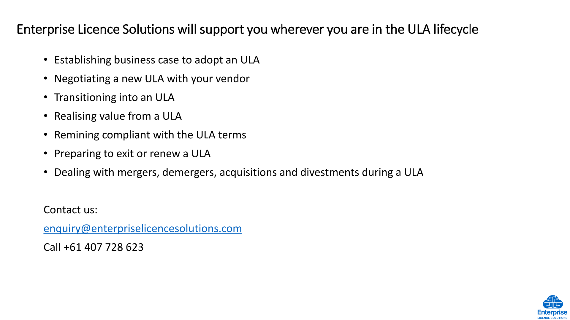 7 ELS Ulimited Licencing Agreements 20200308